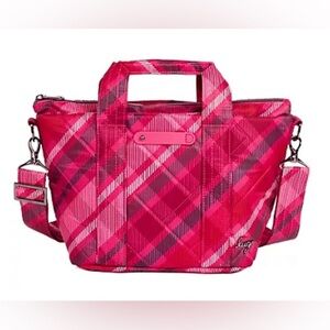 NWT Lug Dory Medium in Raspberry Pink Plaid